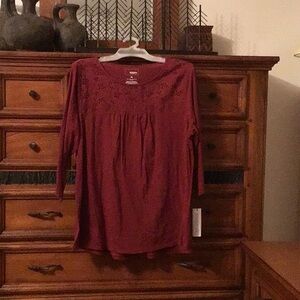 XL Women’s a rusty color top by Sonoma